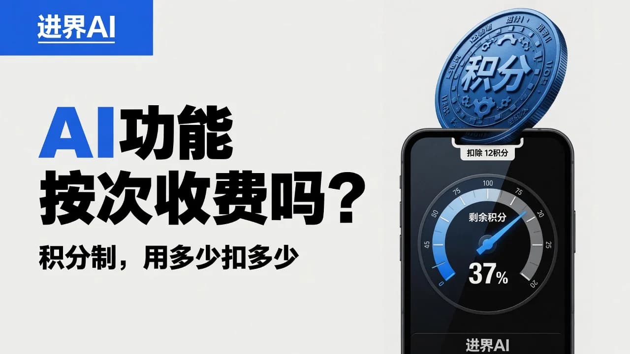 小程序里的AI功能按次收费吗？
