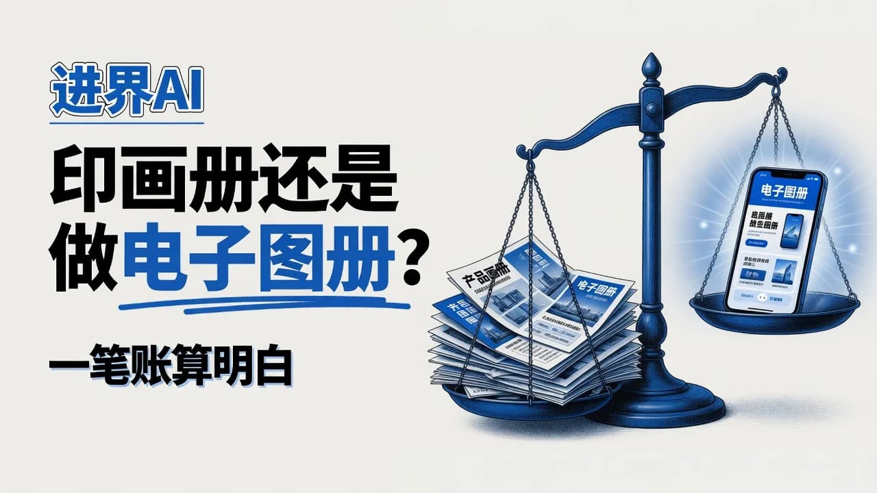 印一批画册和做一年电子图册哪个划算?