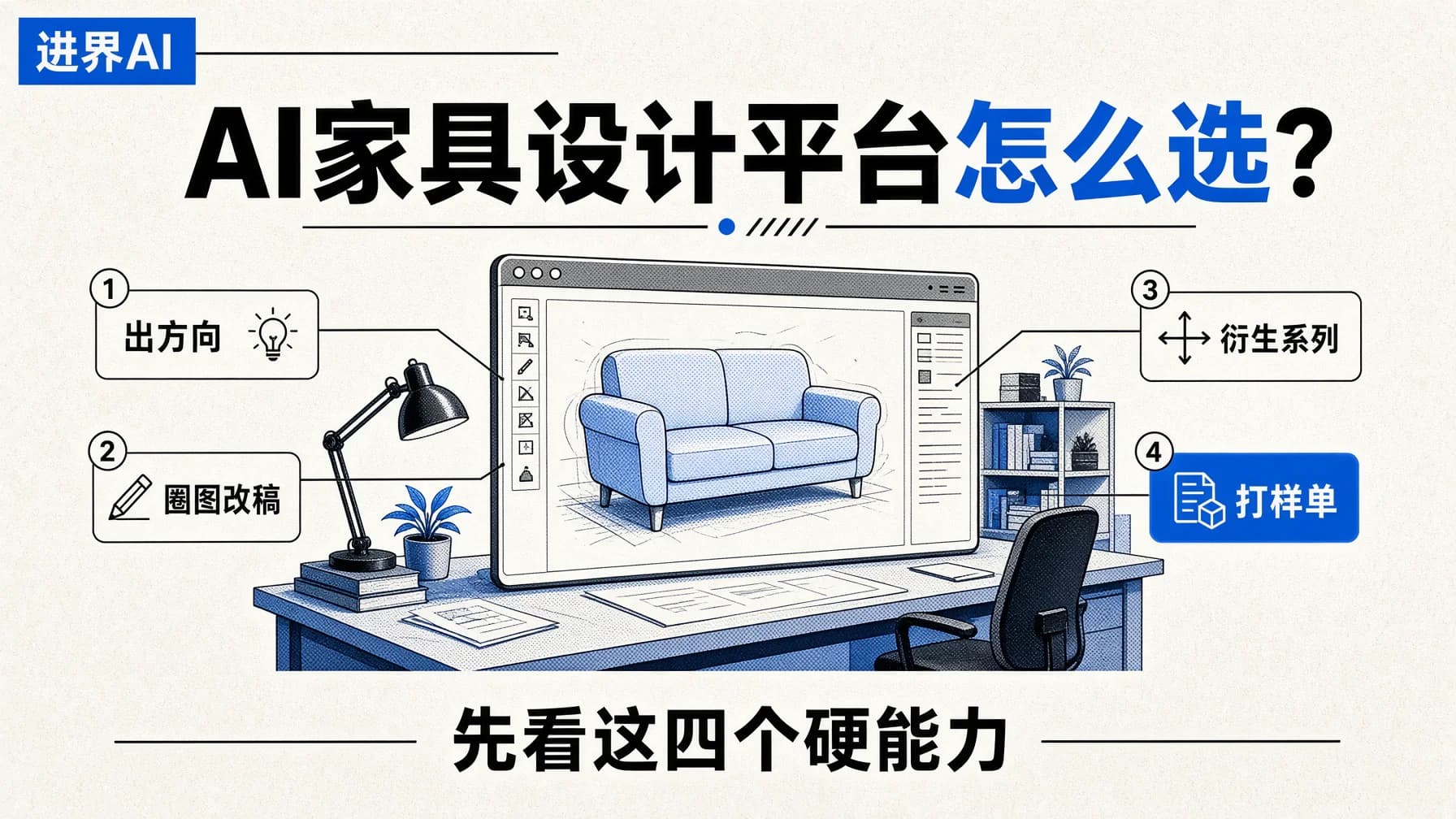 AI家具设计平台推荐:家具厂选工具先看这几点