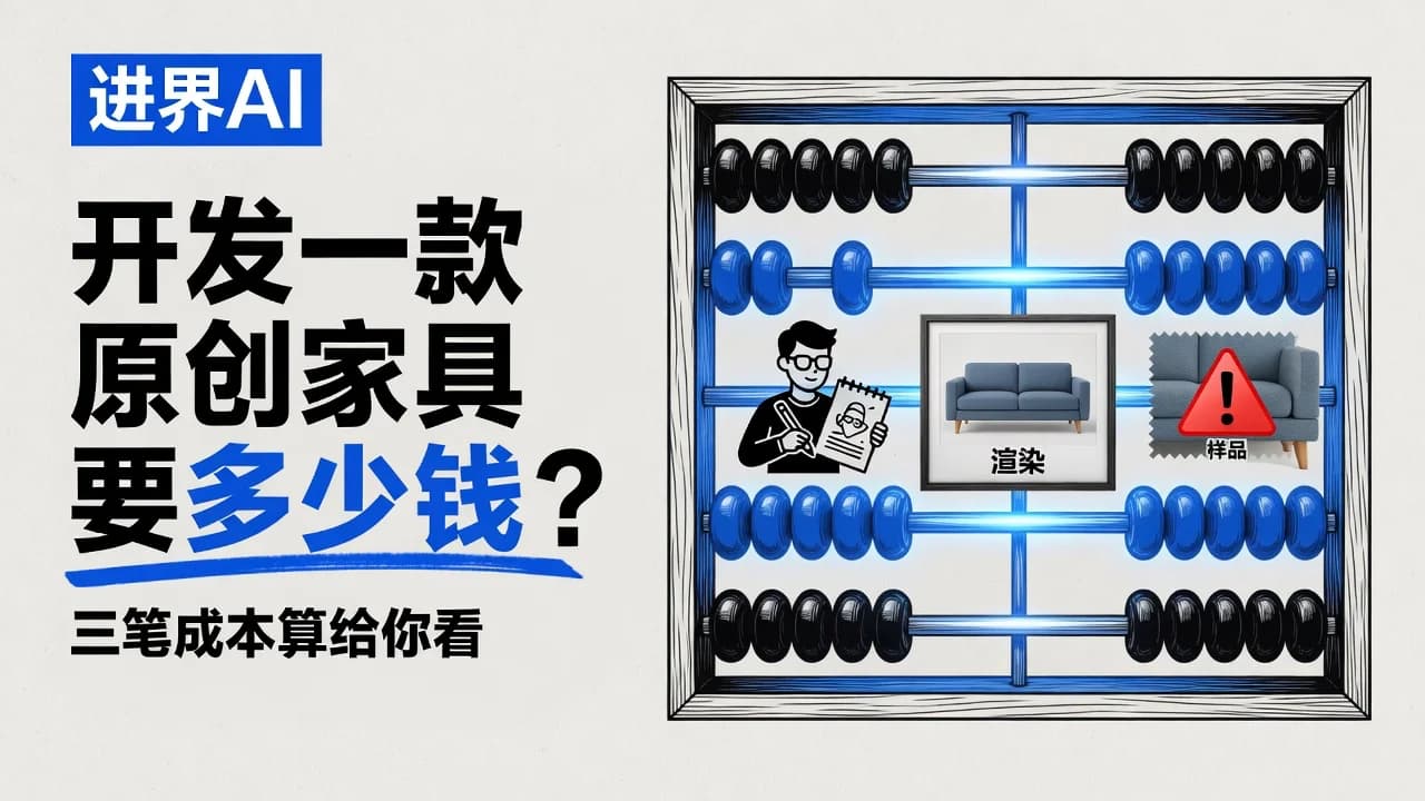 开发一款原创家具要多少钱?三笔成本算给你看