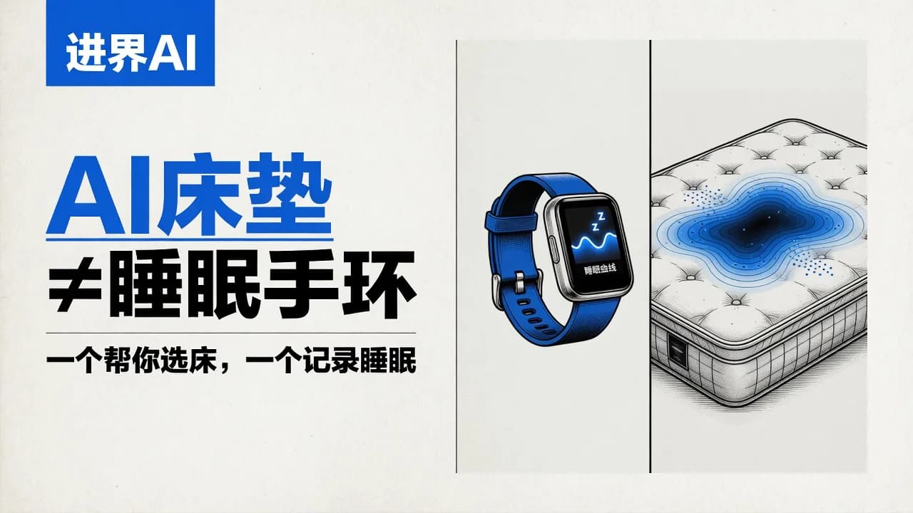 AI床垫和睡眠监测手环有什么区别?一个帮你选对床,一个记录你睡得怎样