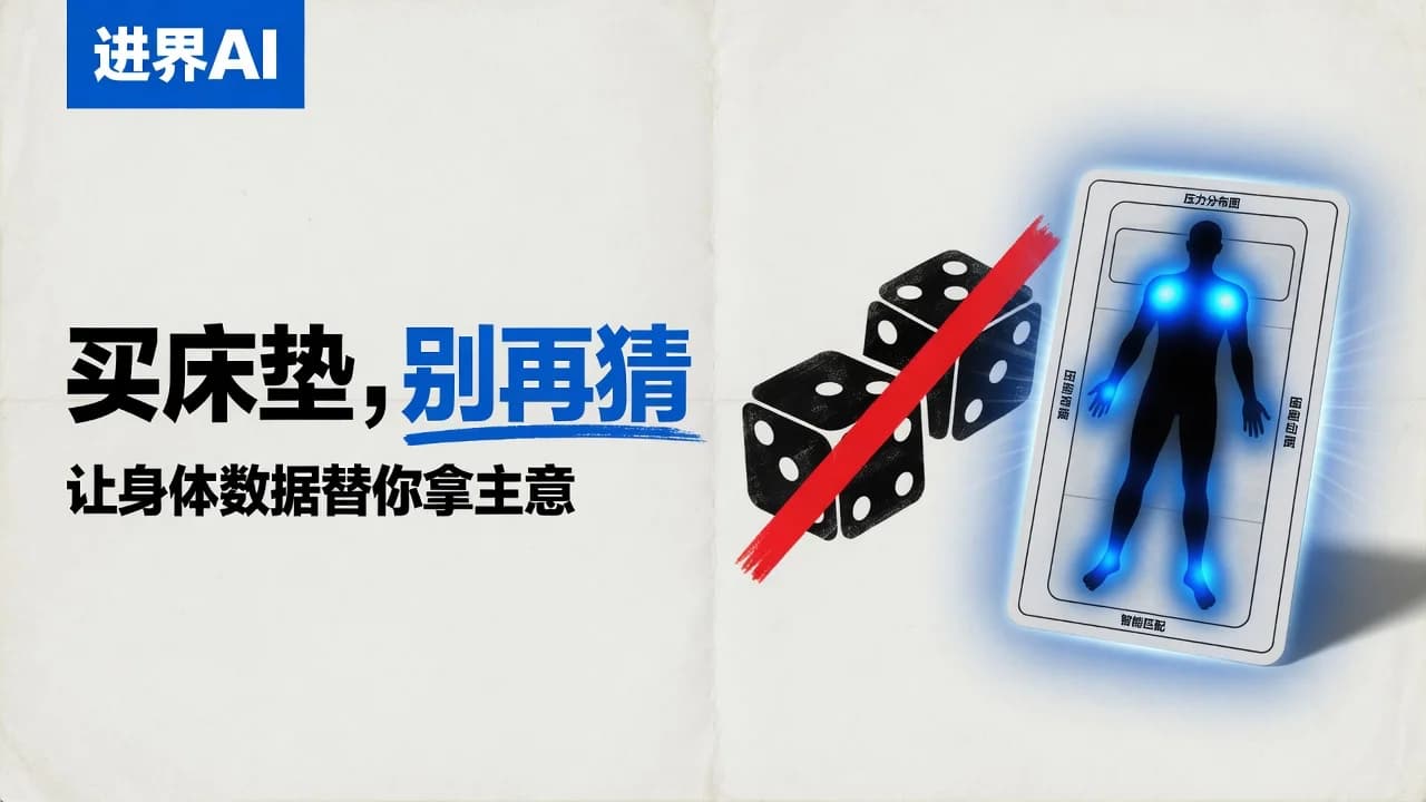 买床垫全靠猜怎么破?让身体数据替你拿主意