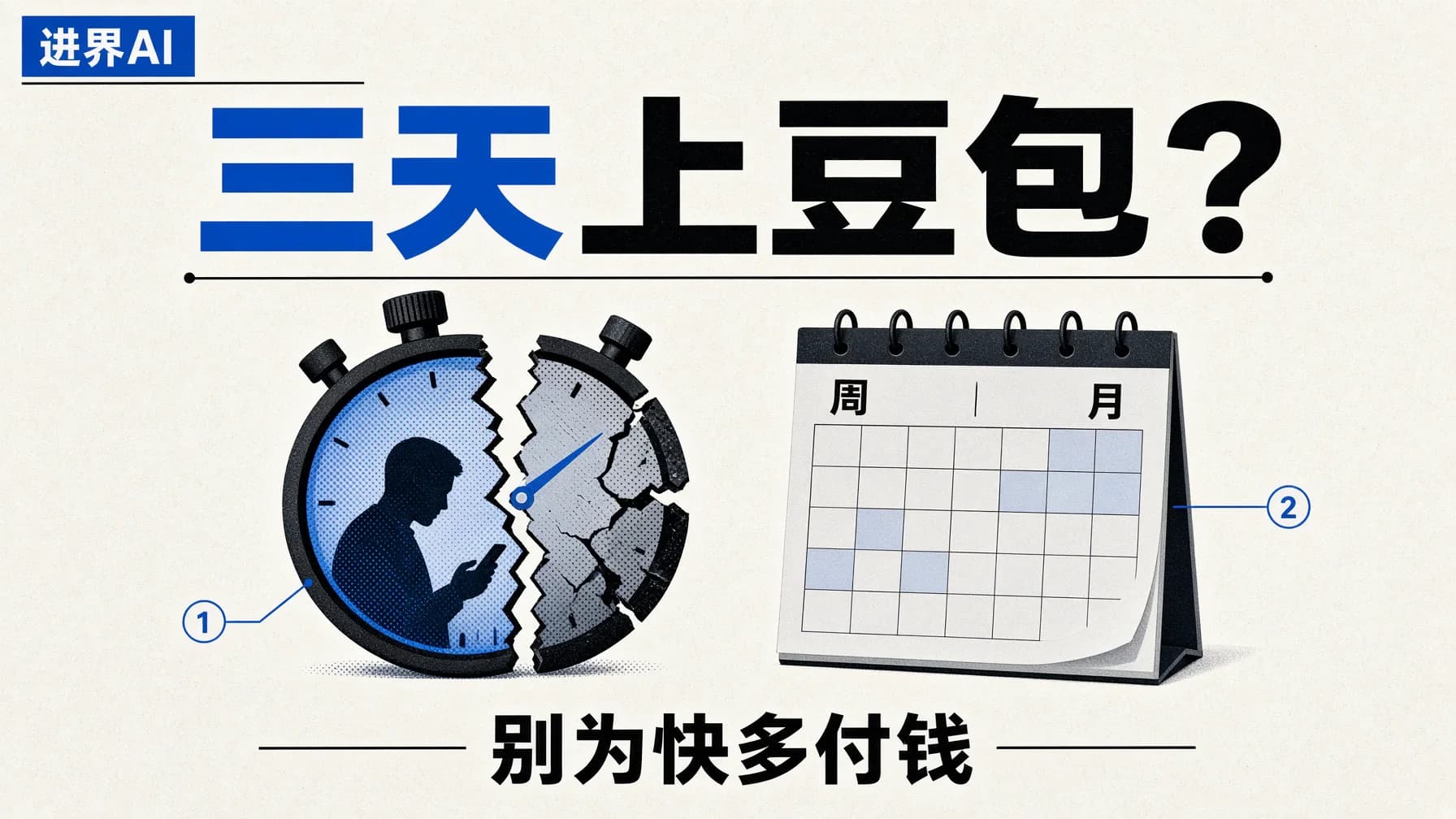 服务商说三天上豆包,可信吗?